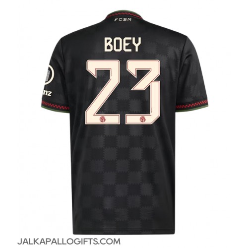 Bayern Munich Sacha Boey #23 Kolmaspaita 2025-26 Lyhythihainen